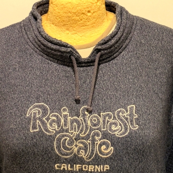 GUC Rainforest Cafe California XL Turkish Cotton Blend Cutoff Sweatshirt - Picture 7 of 7